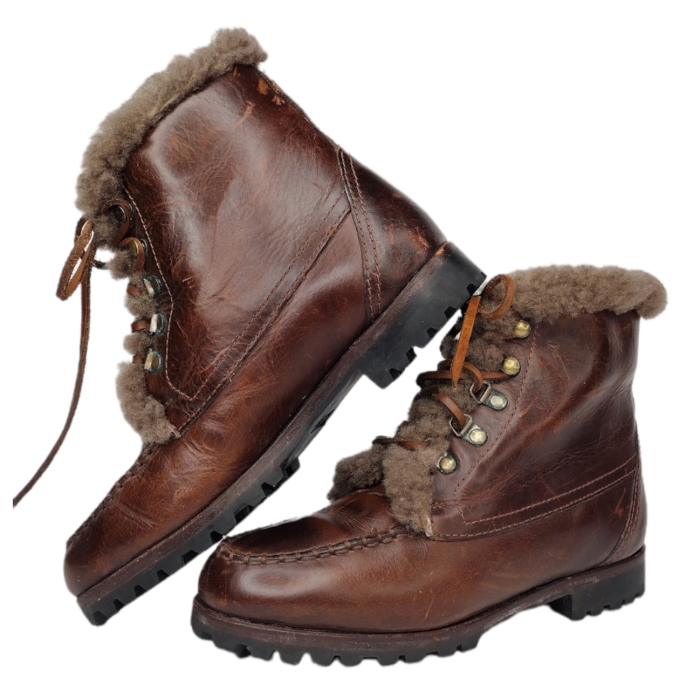 Cole Haan Vintage Insulated Leather Ankle Boots